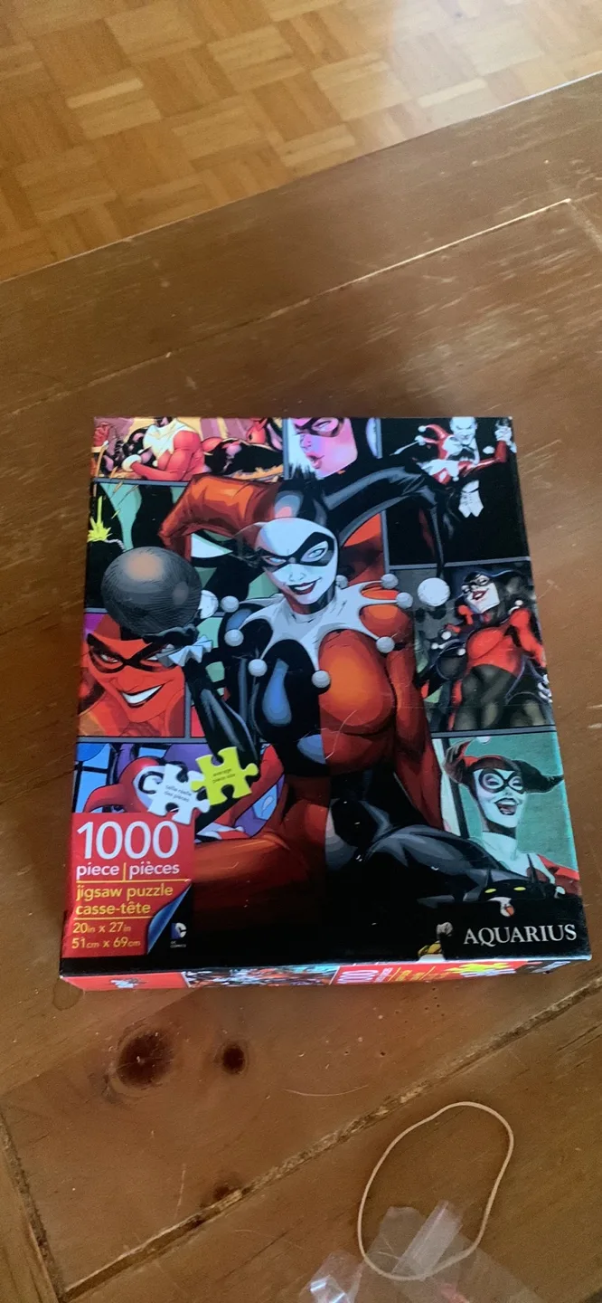 Incomplete Harley Quinn Jigsaw Puzzle thumbnail