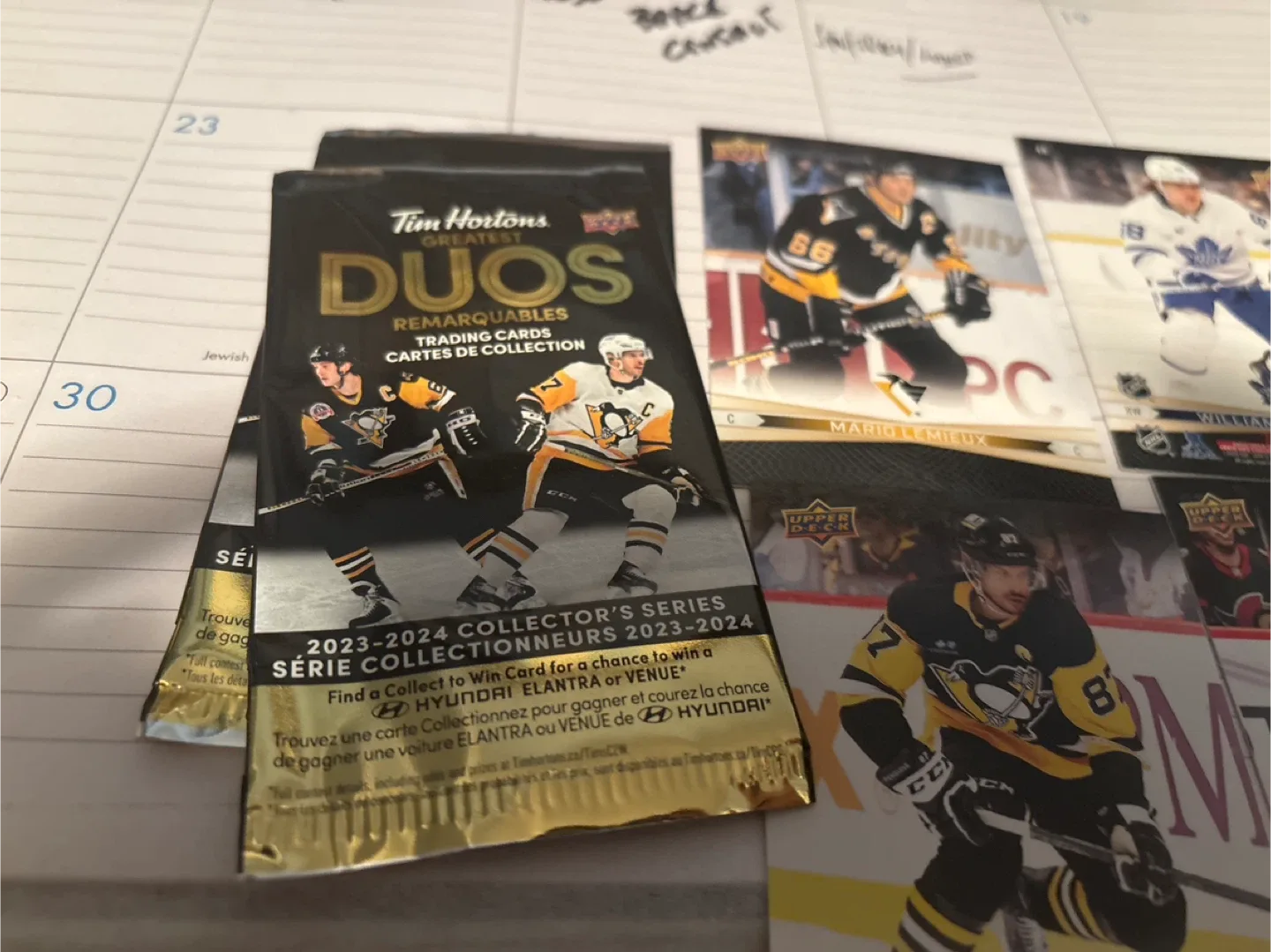 Tim Hortons Upper Deck 2023-2024 Hockey Cards thumbnail