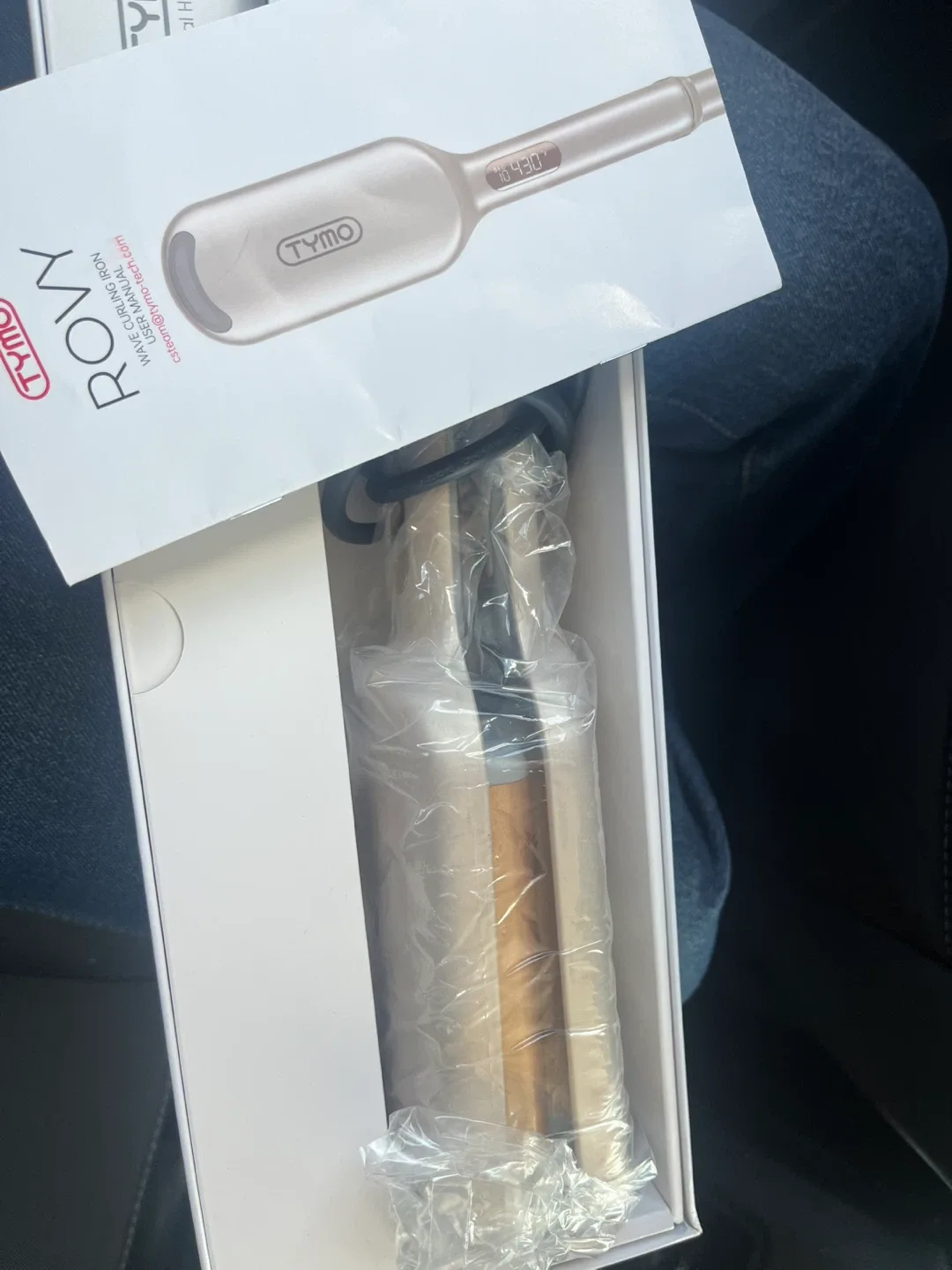 TYMO ROVY Wave Curling Iron - Elegant Gold image indicator(2)