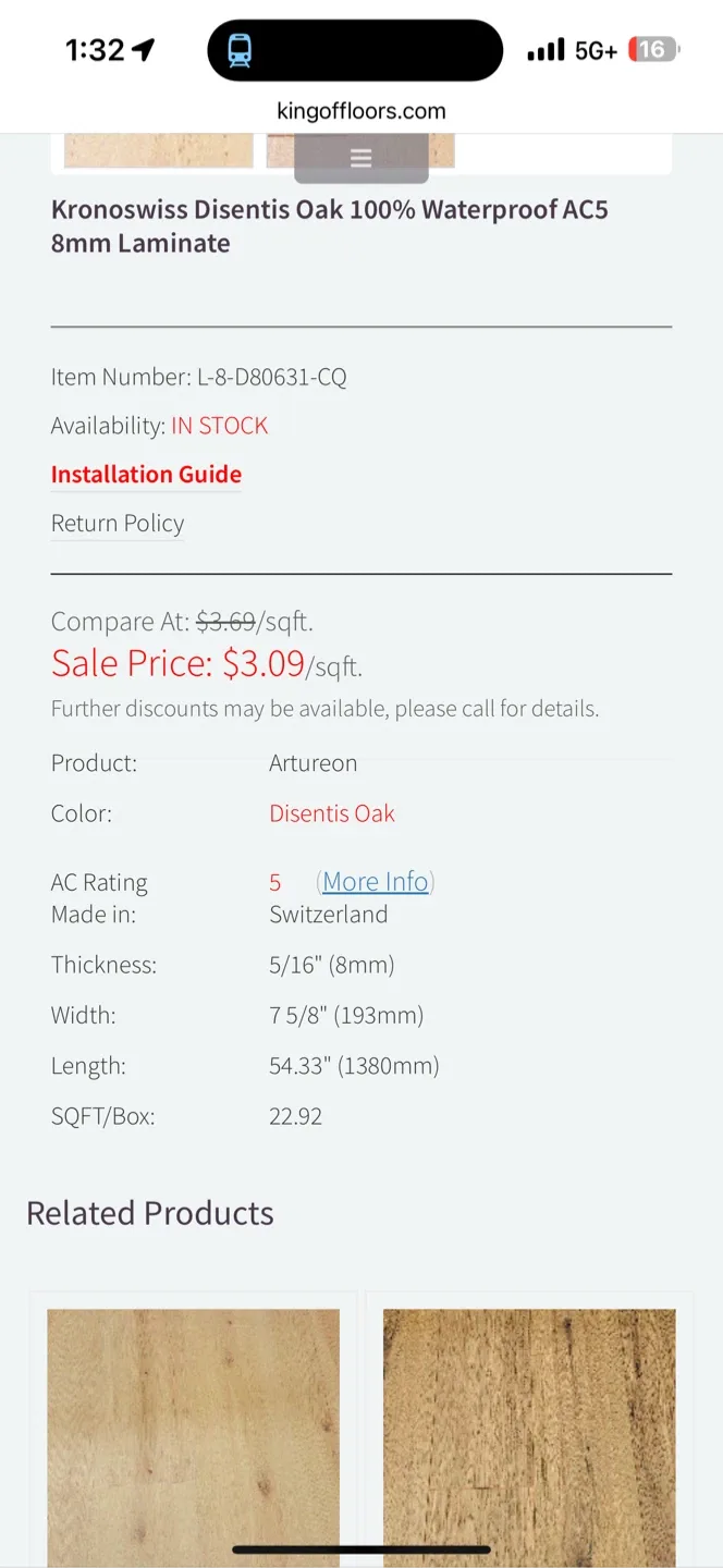Kronoswiss Disentis Oak 8mm Laminate Flooring image indicator(2)