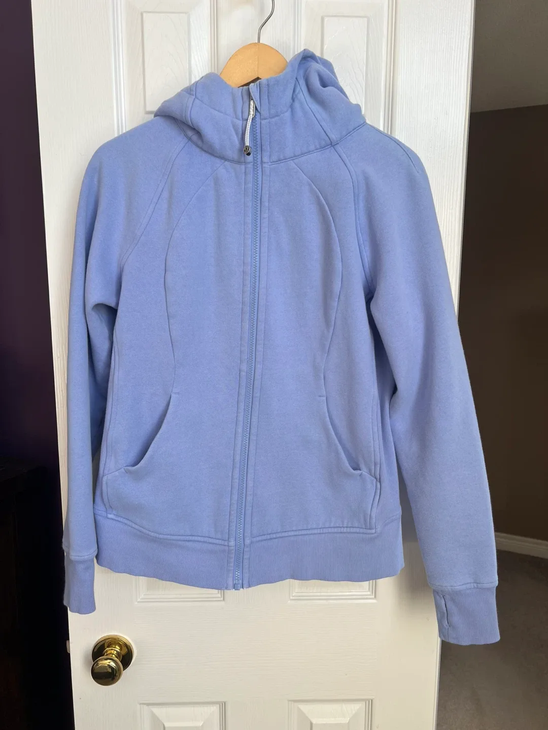 Lululemon Scuba Hoodie - Size 10 - Blue thumbnail