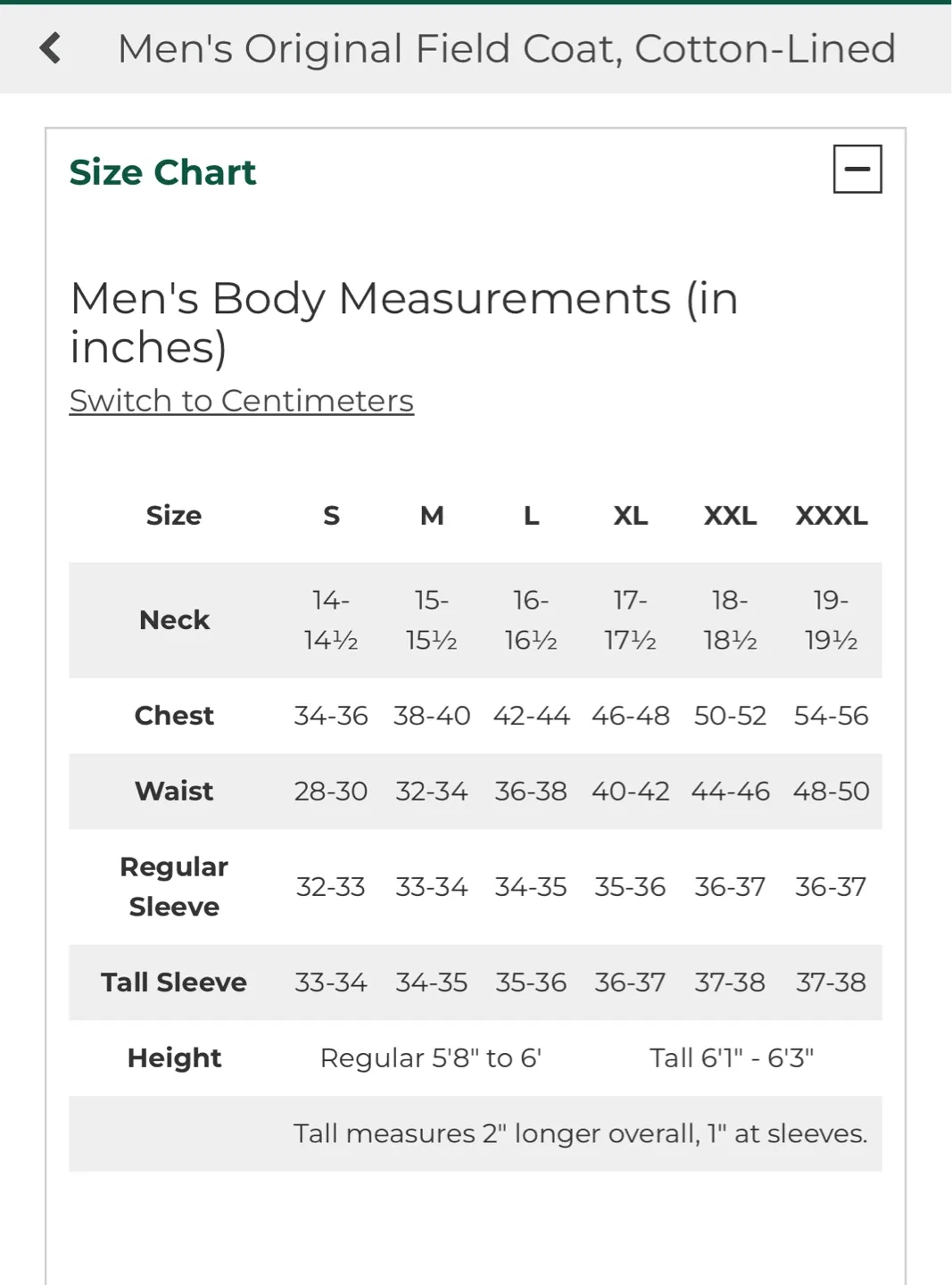 L.L. Bean Men's Original Chore Field Coat - XL image indicator(10)