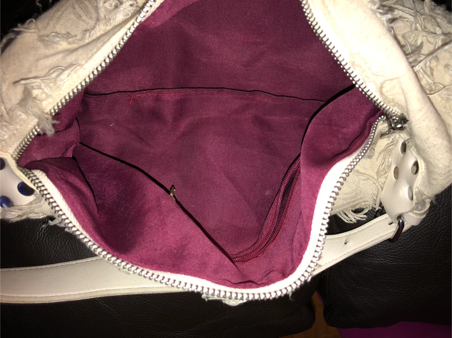 Distressed Shoulder Bag - photo 2