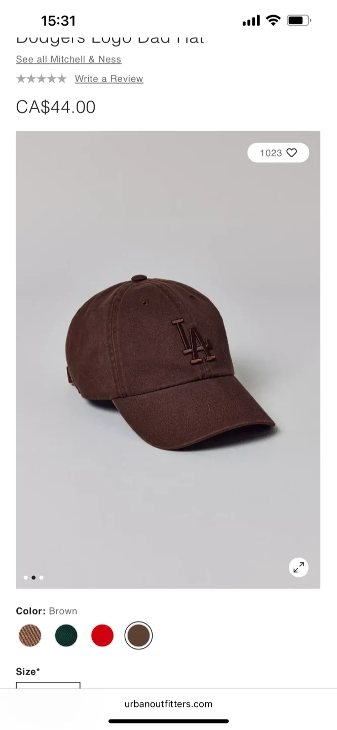 NWOT '47 x Urban Outfitters LA Dodgers Hat thumbnail