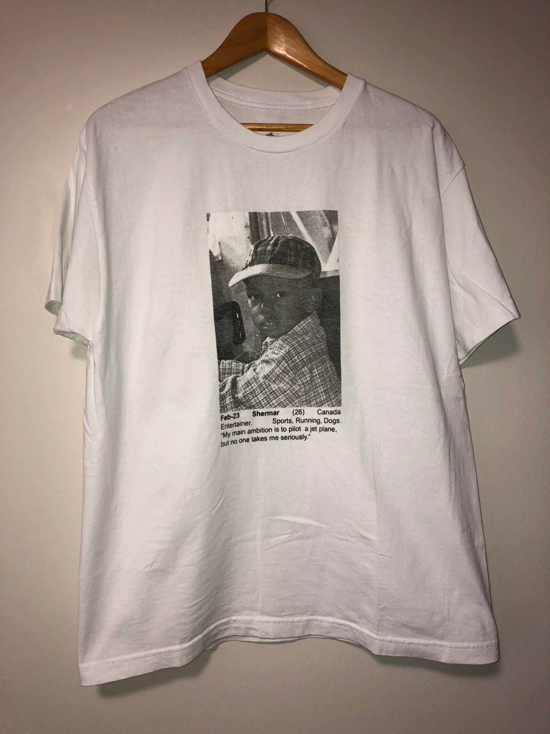 Night Lovell Graphic Tee - White, Large