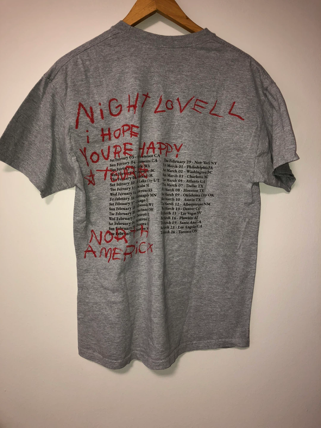 Night Lovell I Hope You're Happy T-Shirt - photo 2