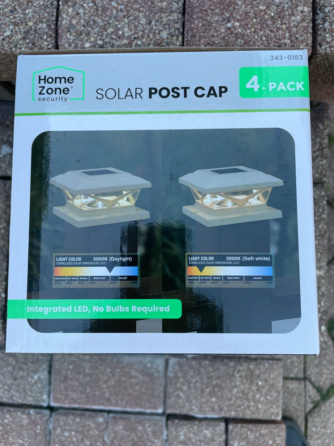 Home Zone Solar Post Cap 4-Pack - New in Box! - photo 2