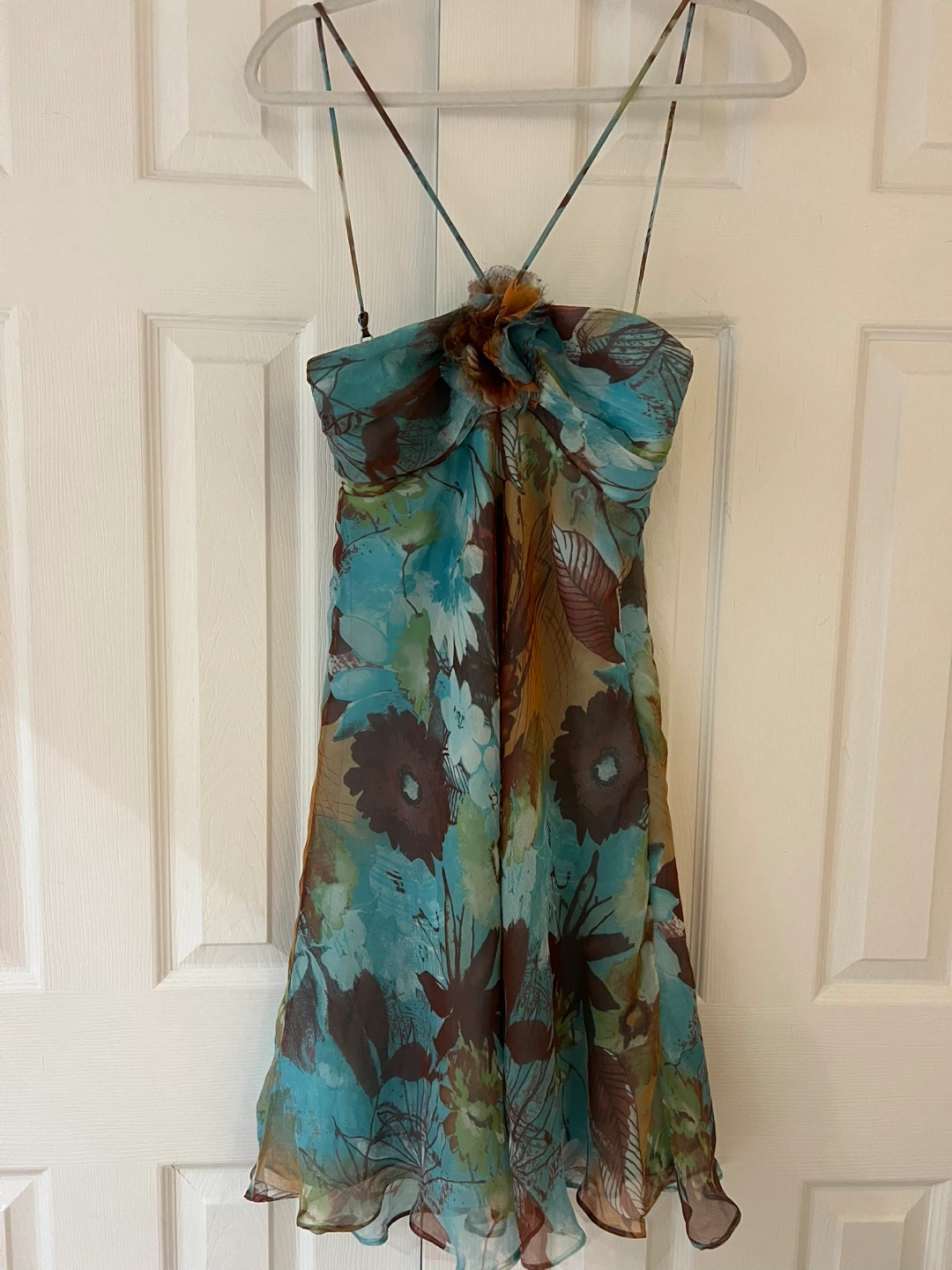 Floral Silk Dress