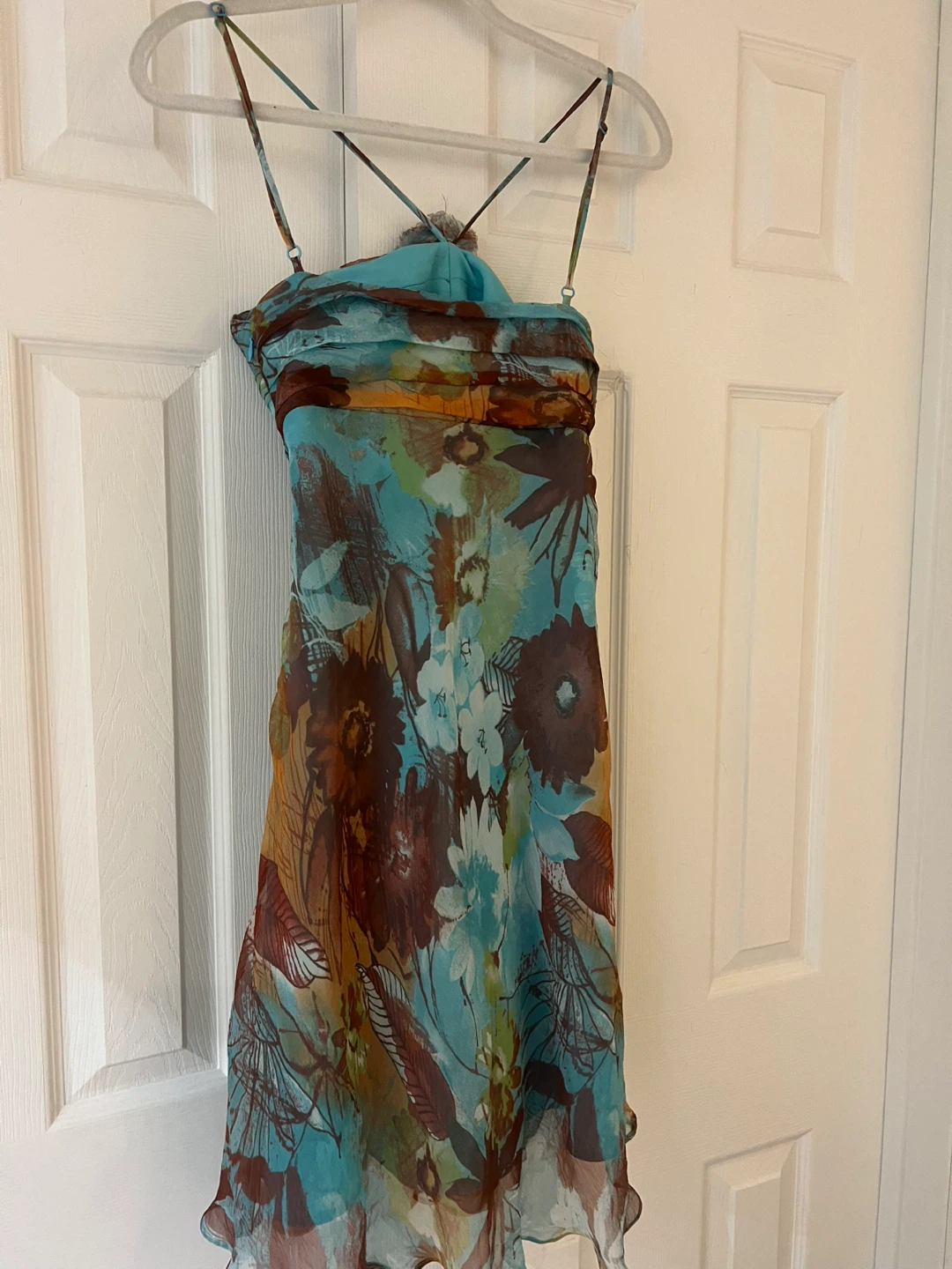 Floral Silk Dress - photo 3