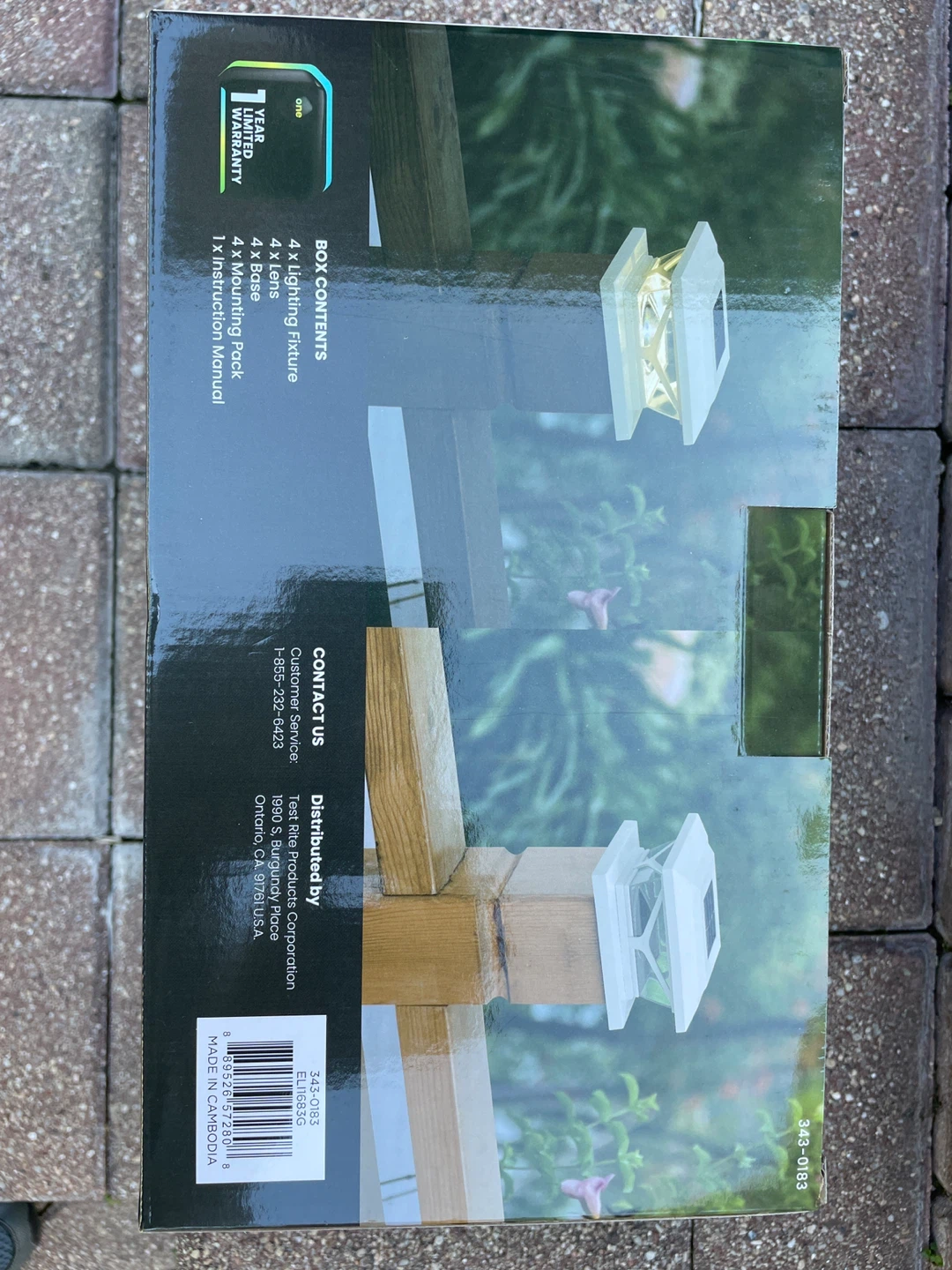 Home Zone Solar Post Cap 4-Pack - New in Box! - photo 4