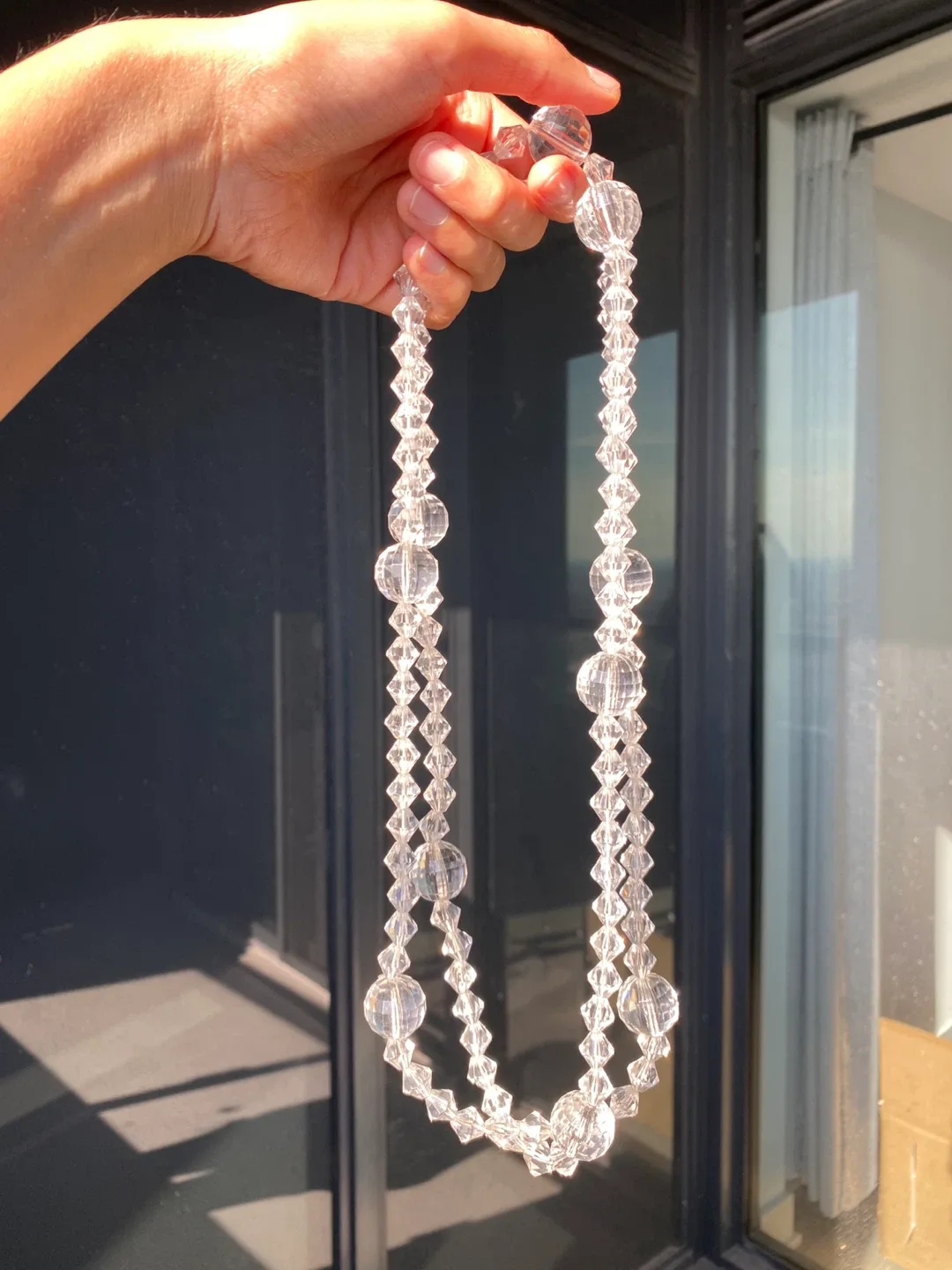 Wear Multiple Ways - Long Crystal Beaded Necklace image indicator(2)