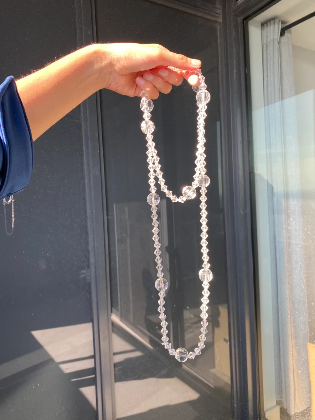 Wear Multiple Ways - Long Crystal Beaded Necklace image indicator(4)