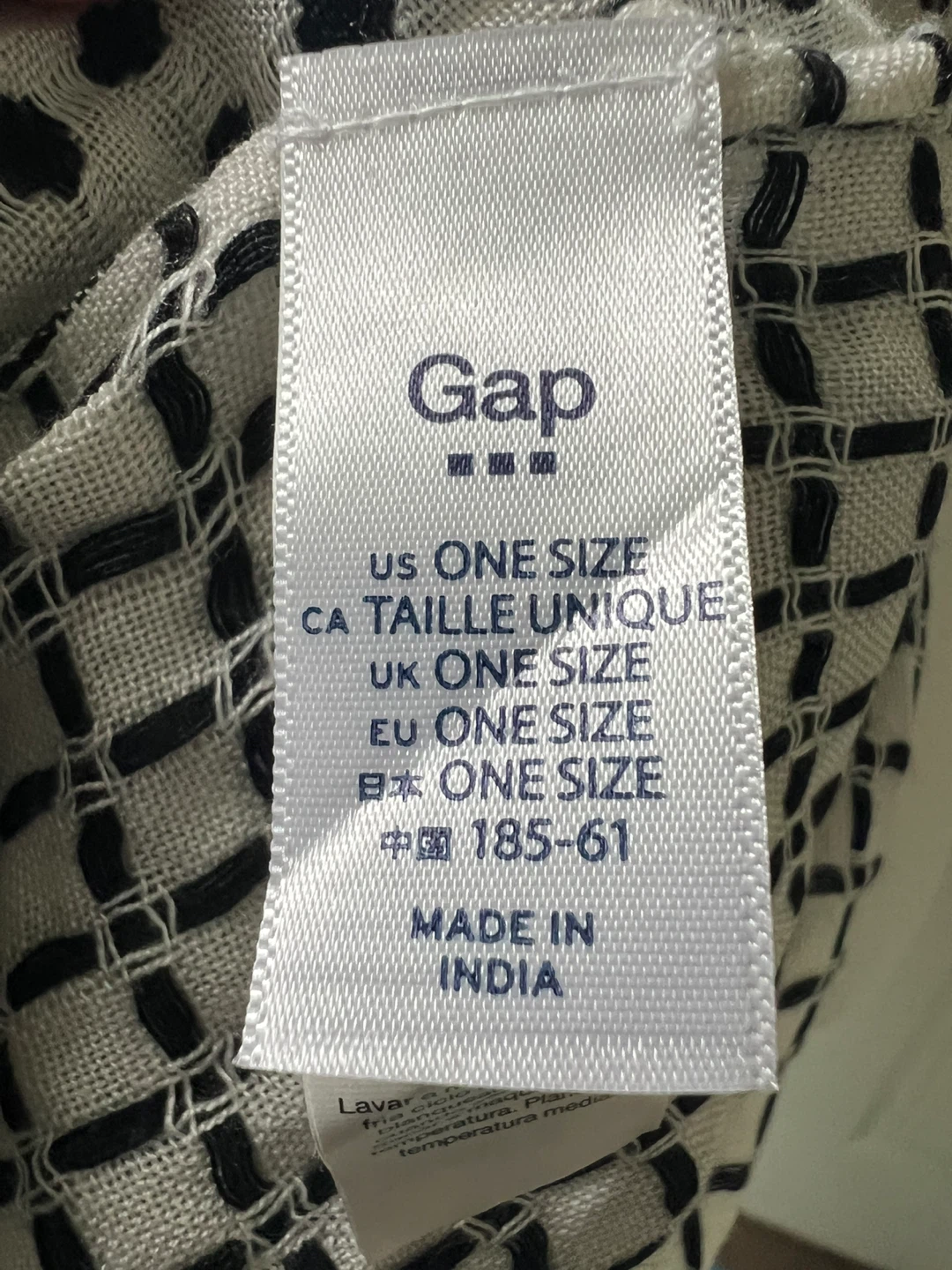 Vintage New unisex GAP scarf-reversible - photo 4