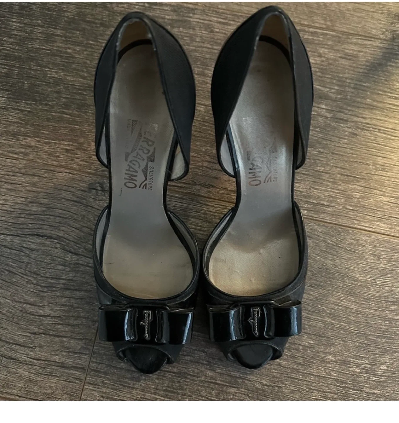 Salvatore Ferragamo Black Heels - Size 8 image indicator(2)