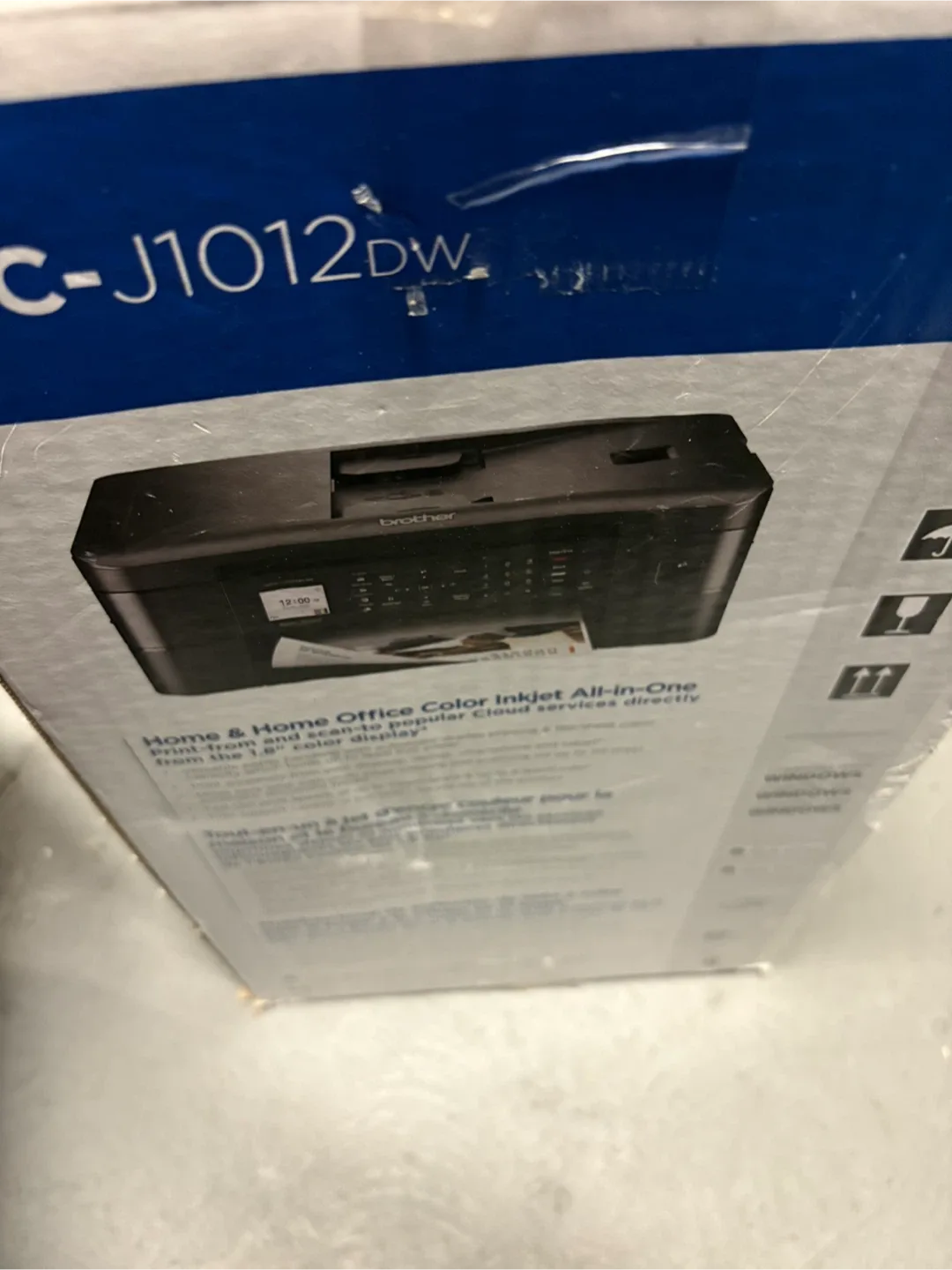 Brother MFC-J1012DW Wireless Colour Inkjet All-in-One Printer image indicator(2)