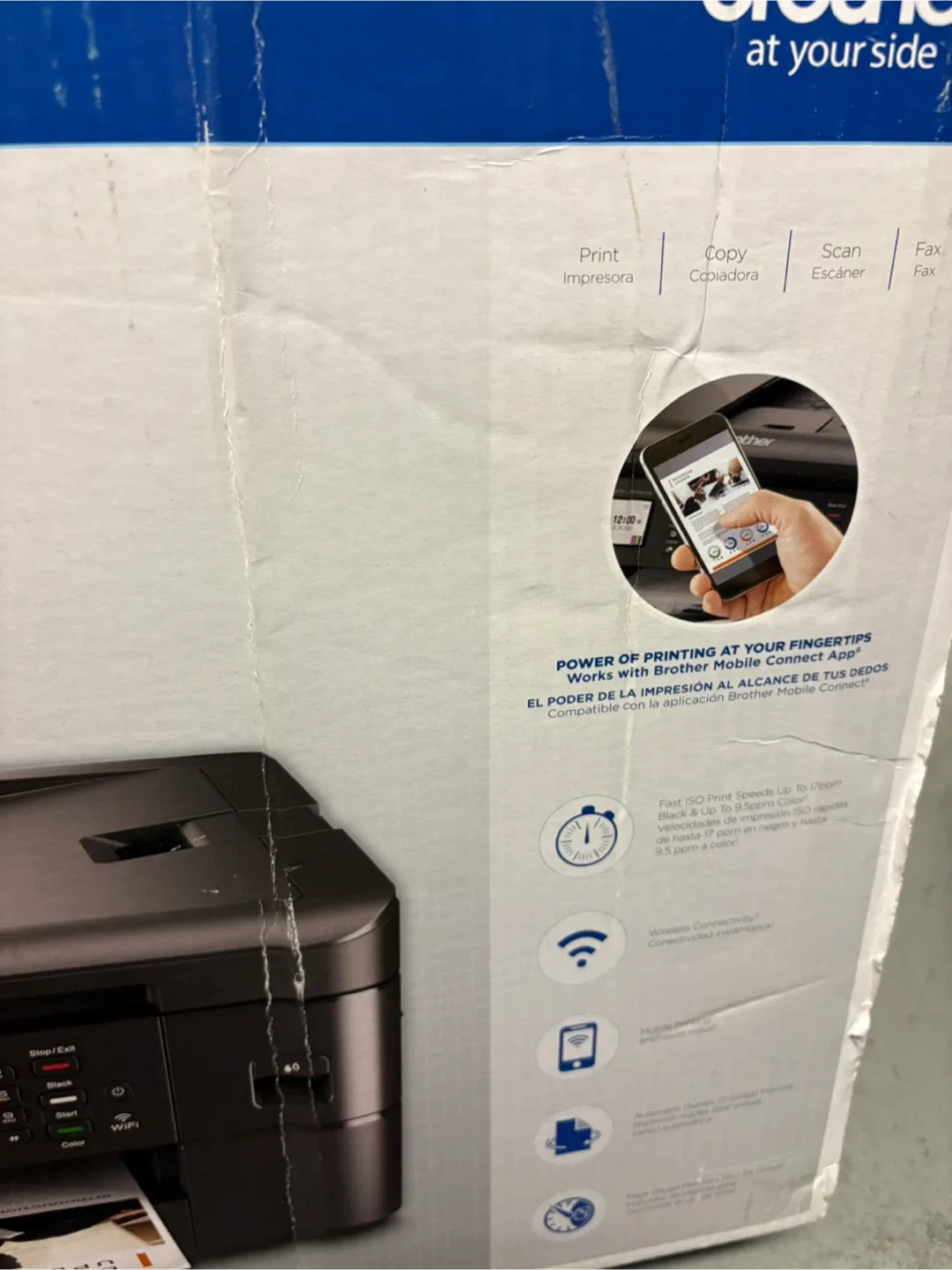 Brother MFC-J1012DW Wireless Colour Inkjet All-in-One Printer image indicator(4)