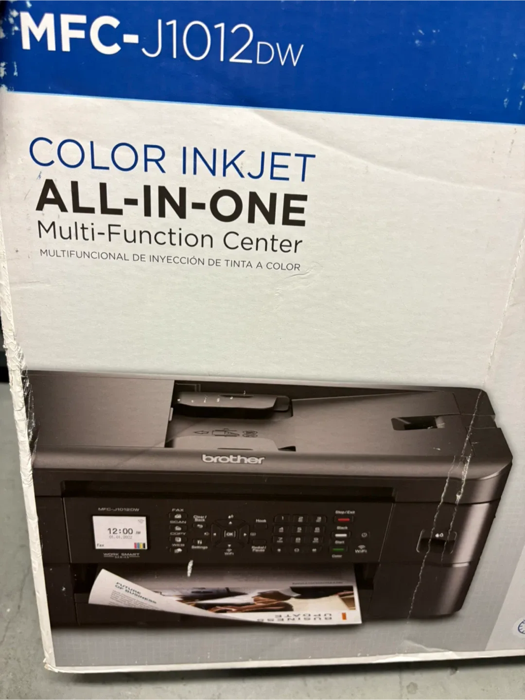 Brother MFC-J1012DW Wireless Colour Inkjet All-in-One Printer image indicator(3)