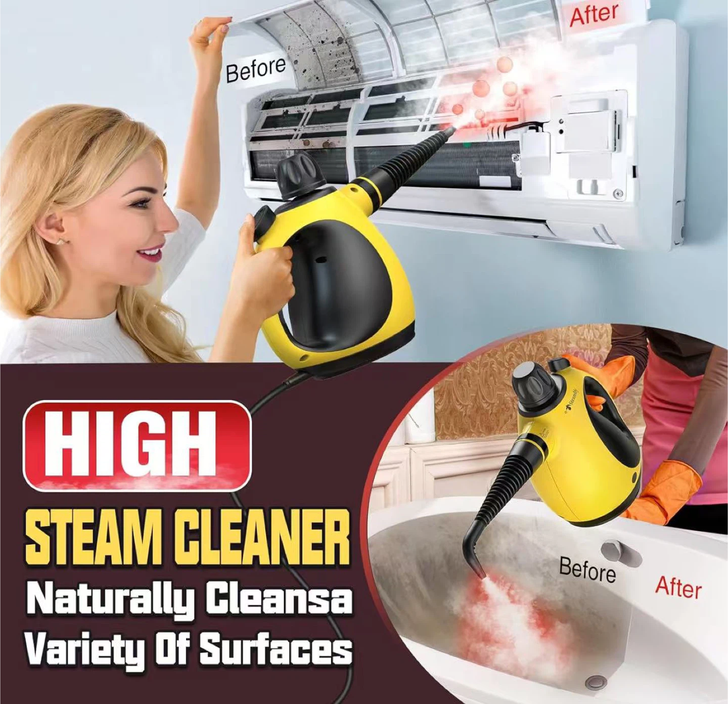 Steamlfy High Pressure Steam Cleaner - photo 3