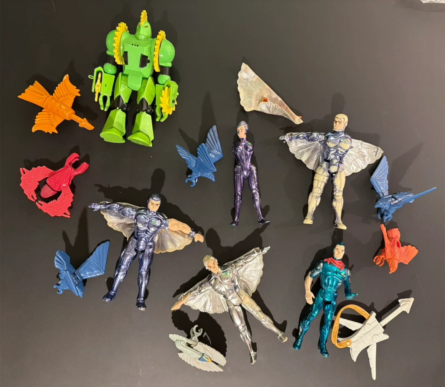 Vintage Kenner Silverhawks Lot thumbnail