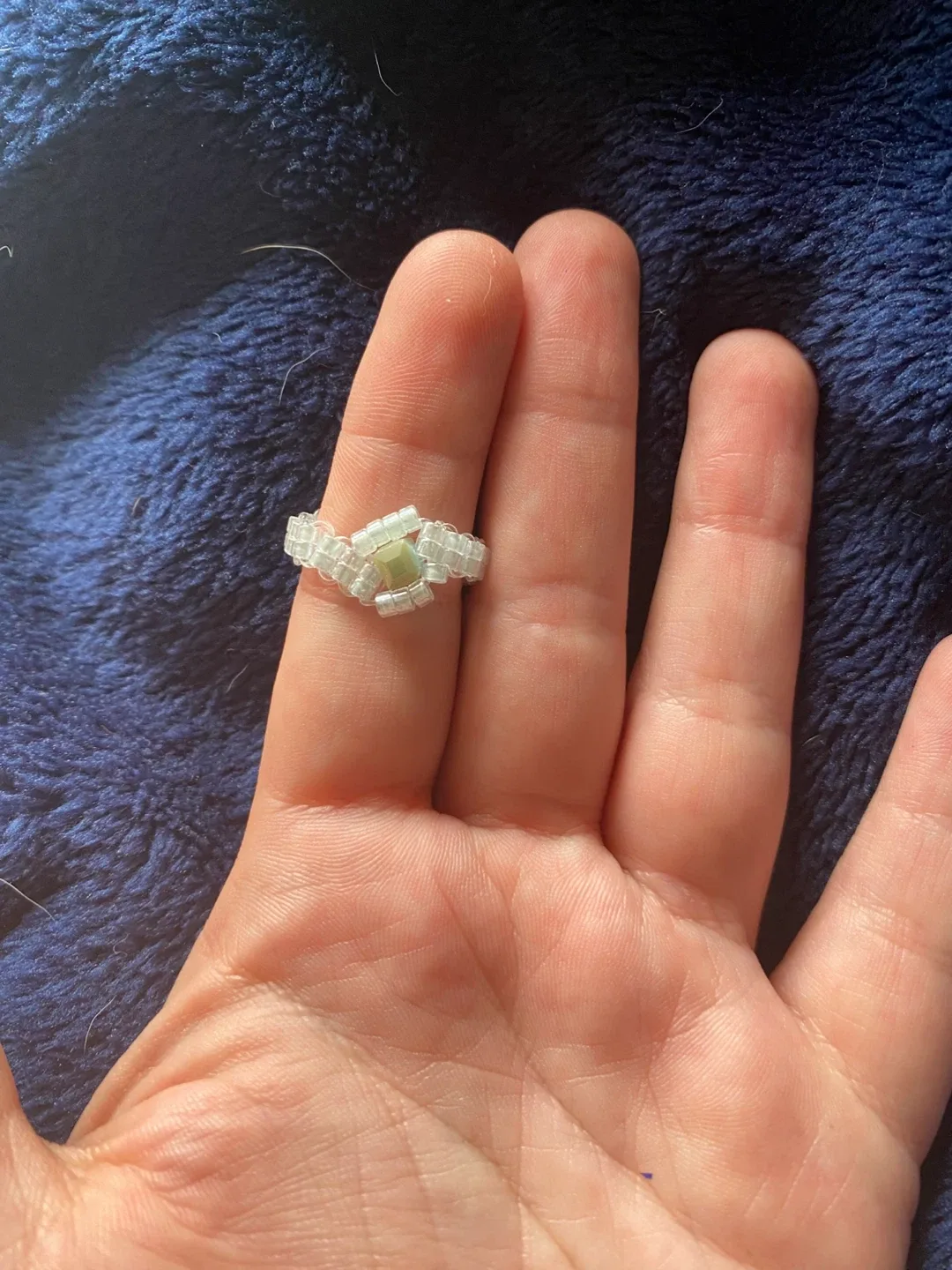 Handmade Beaded Ring image indicator(2)