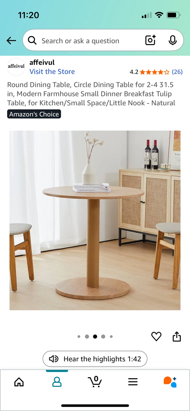 Round Dining Table - photo 4