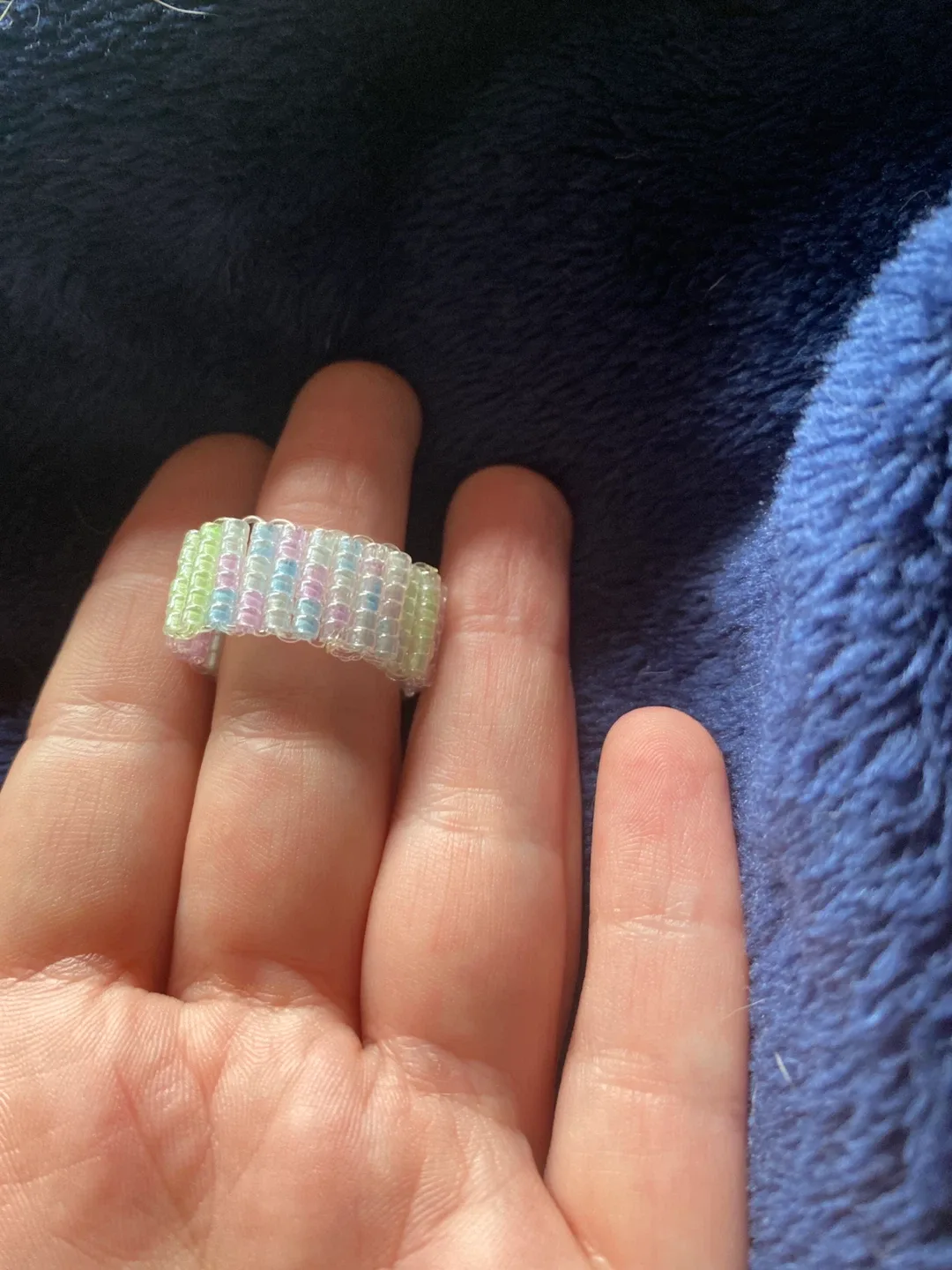 Handmade Beaded Ring & Bracelet Set image indicator(4)