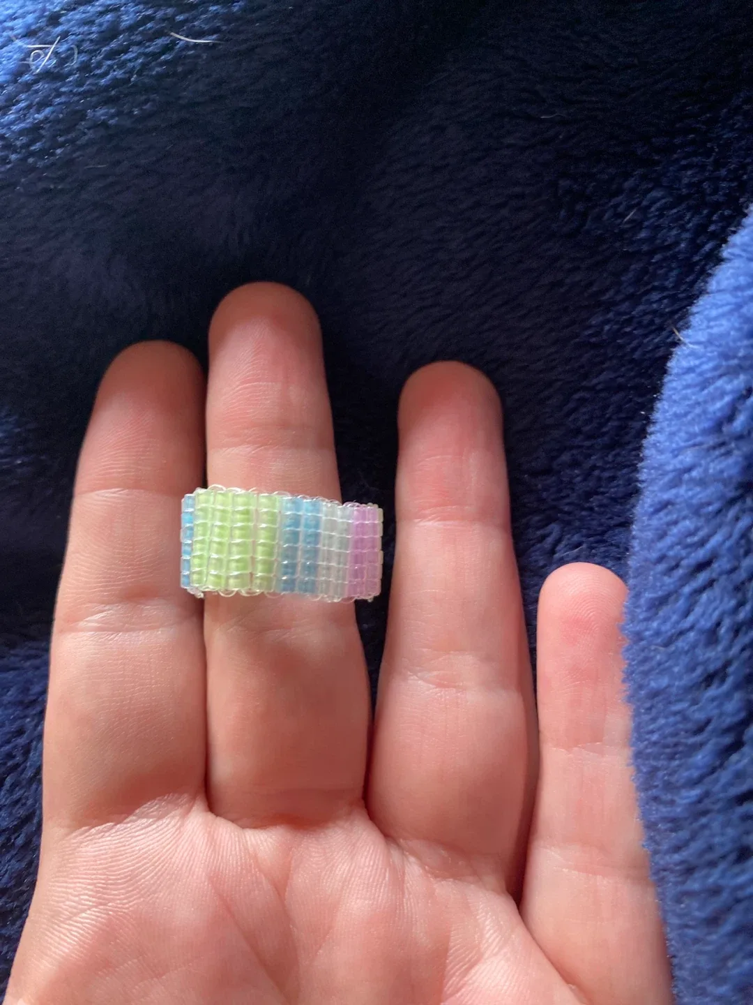 Handmade Beaded Ring & Bracelet Set image indicator(3)