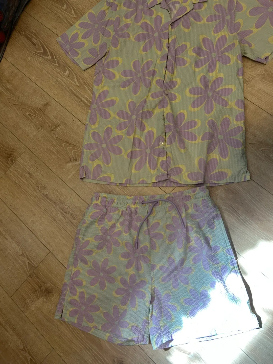 Primark Floral Shirt & Shorts Set thumbnail