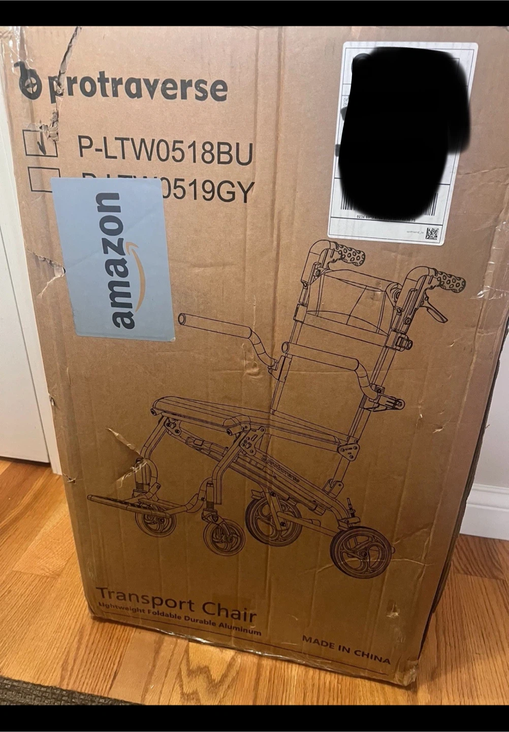 Protraverse Transport Wheelchair - Lightweight & Foldable