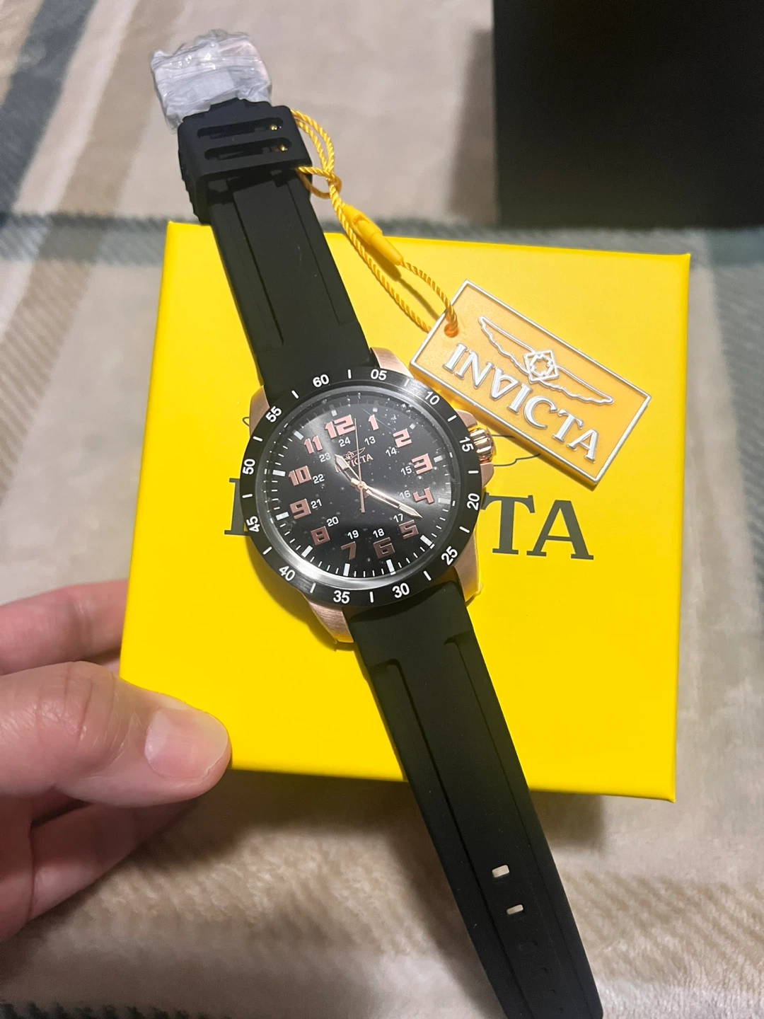 Invicta Pro Diver Quartz Black/Rose Gold Watch - photo 3