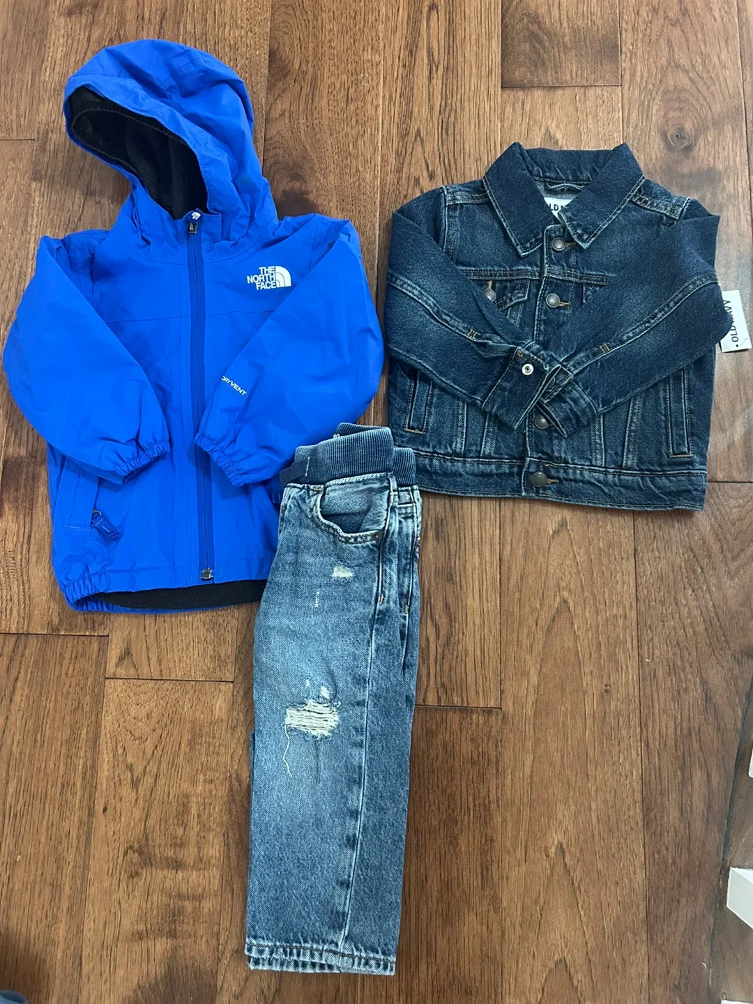 Kids' North Face Jacket & Denim Set image indicator(2)