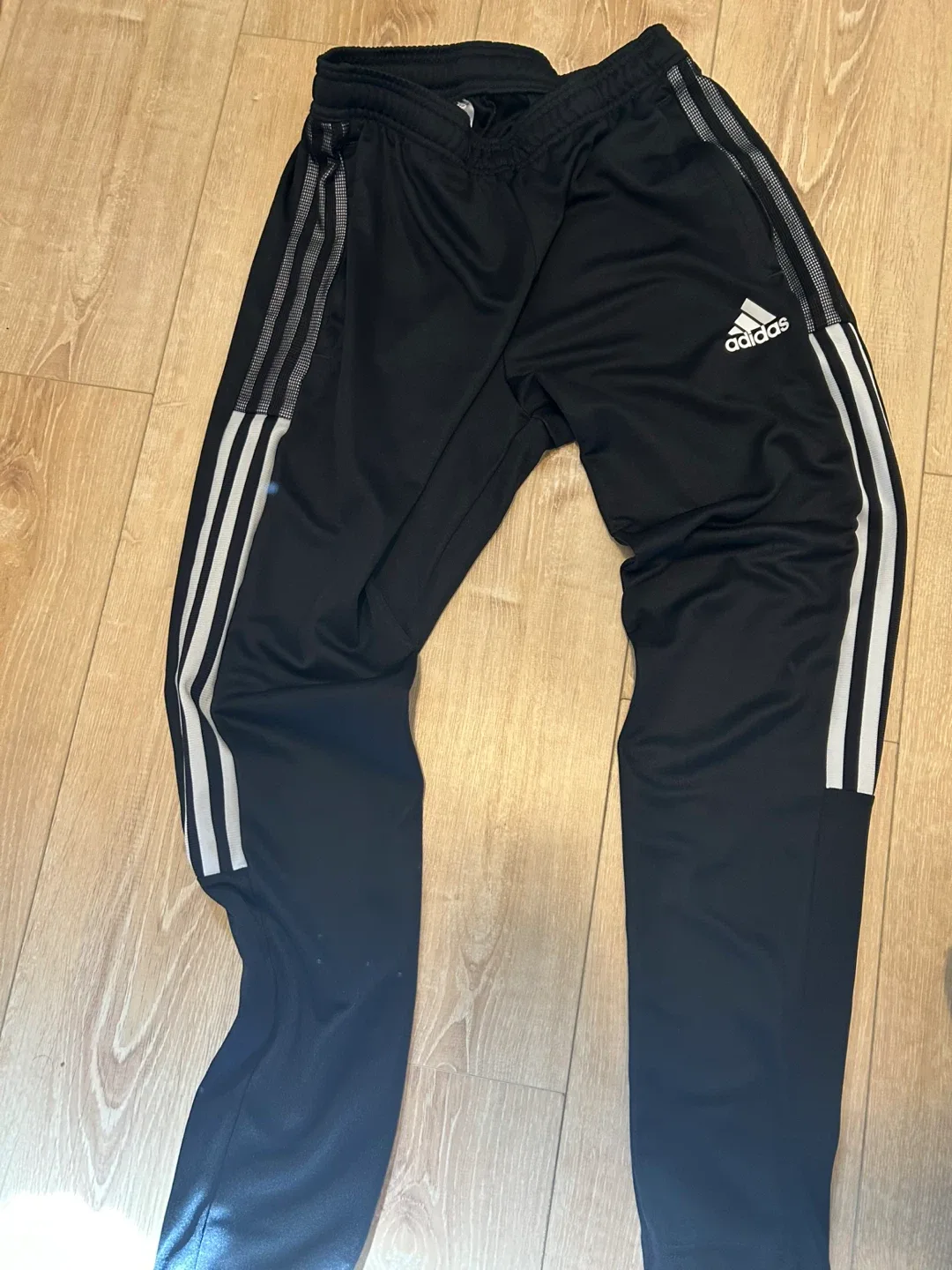 Adidas Black Track Pants - Size M thumbnail