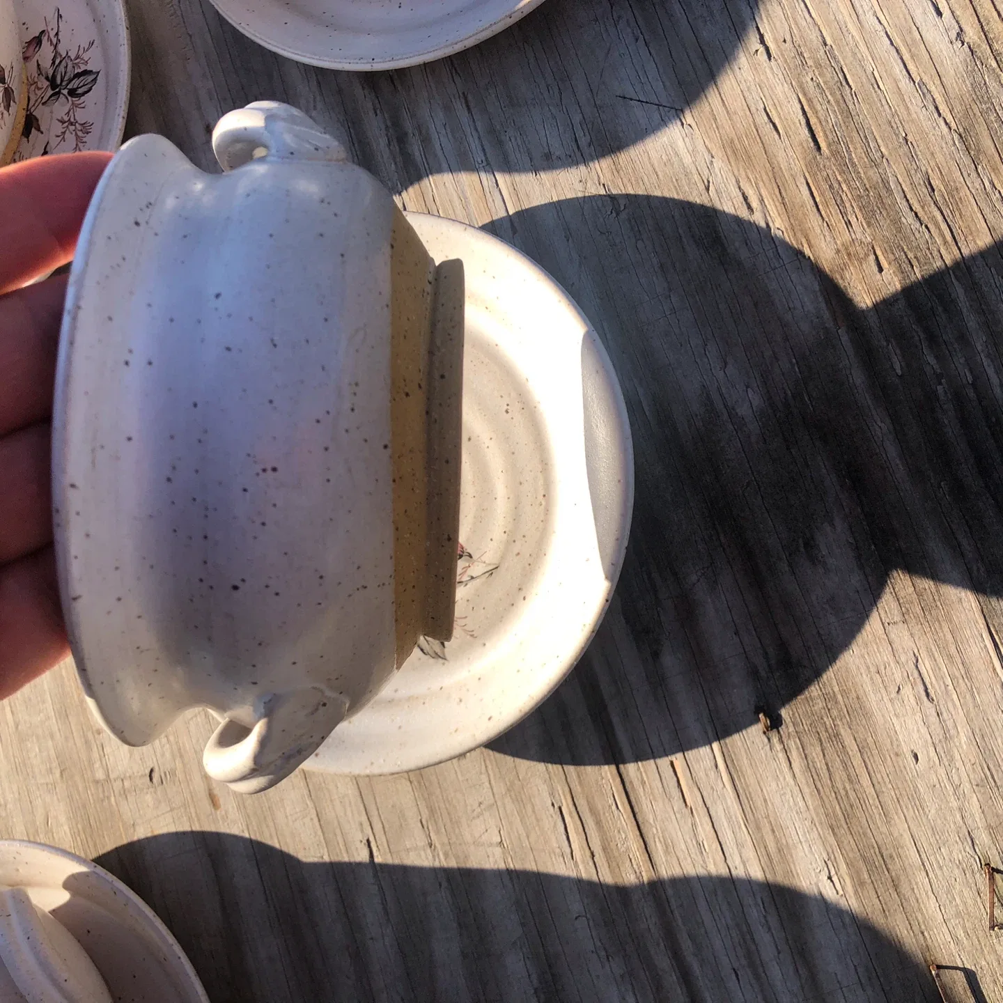 Hand-turned Pottery Soup Tureen Set - 🥕Quebec, D’Aragon image indicator(10)