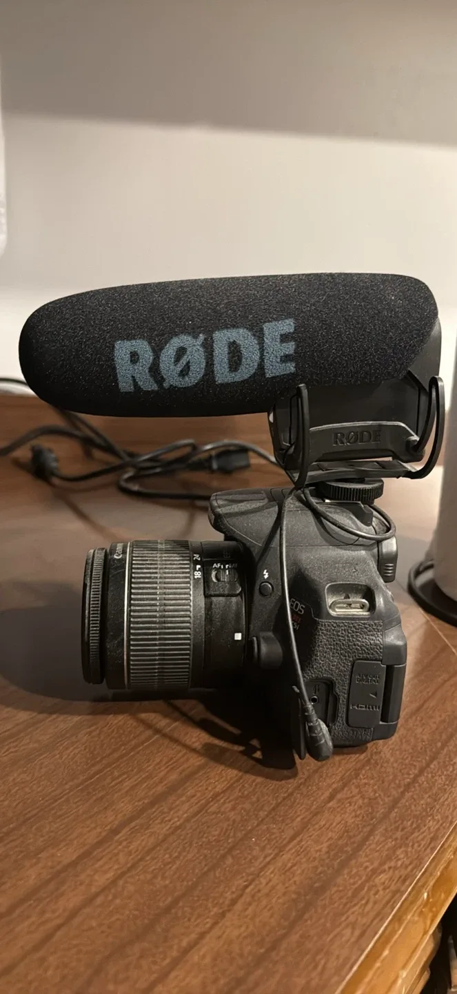 Canon EOS Rebel T6 Camera with Rode Microphone image indicator(3)