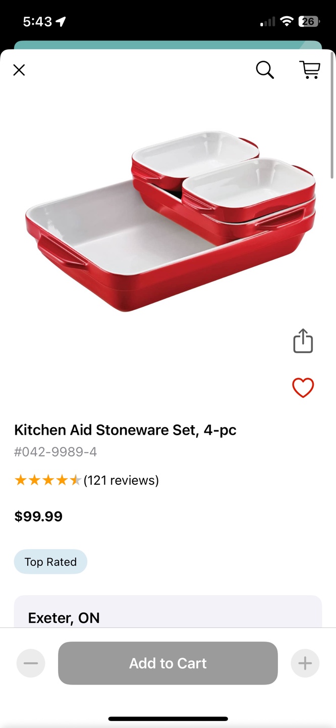 New KitchenAid 5-Piece Stoneware Baker Set - photo 5