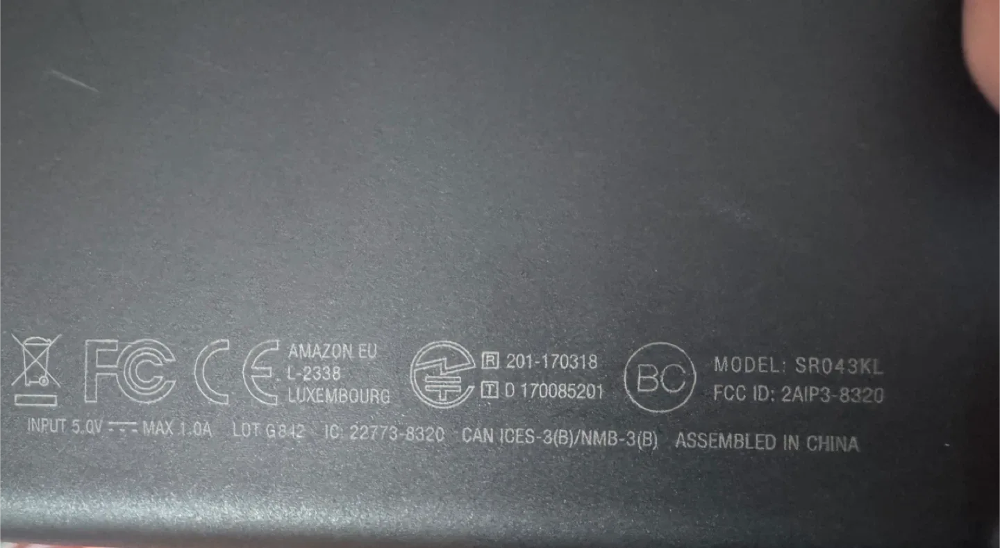 Amazon Fire SR043KL Tablet image indicator(2)