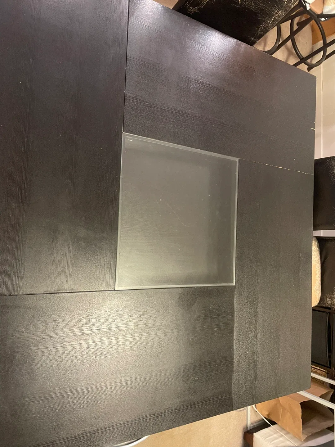 Dining Table with Glass Insert with 4 Chairs image indicator(2)