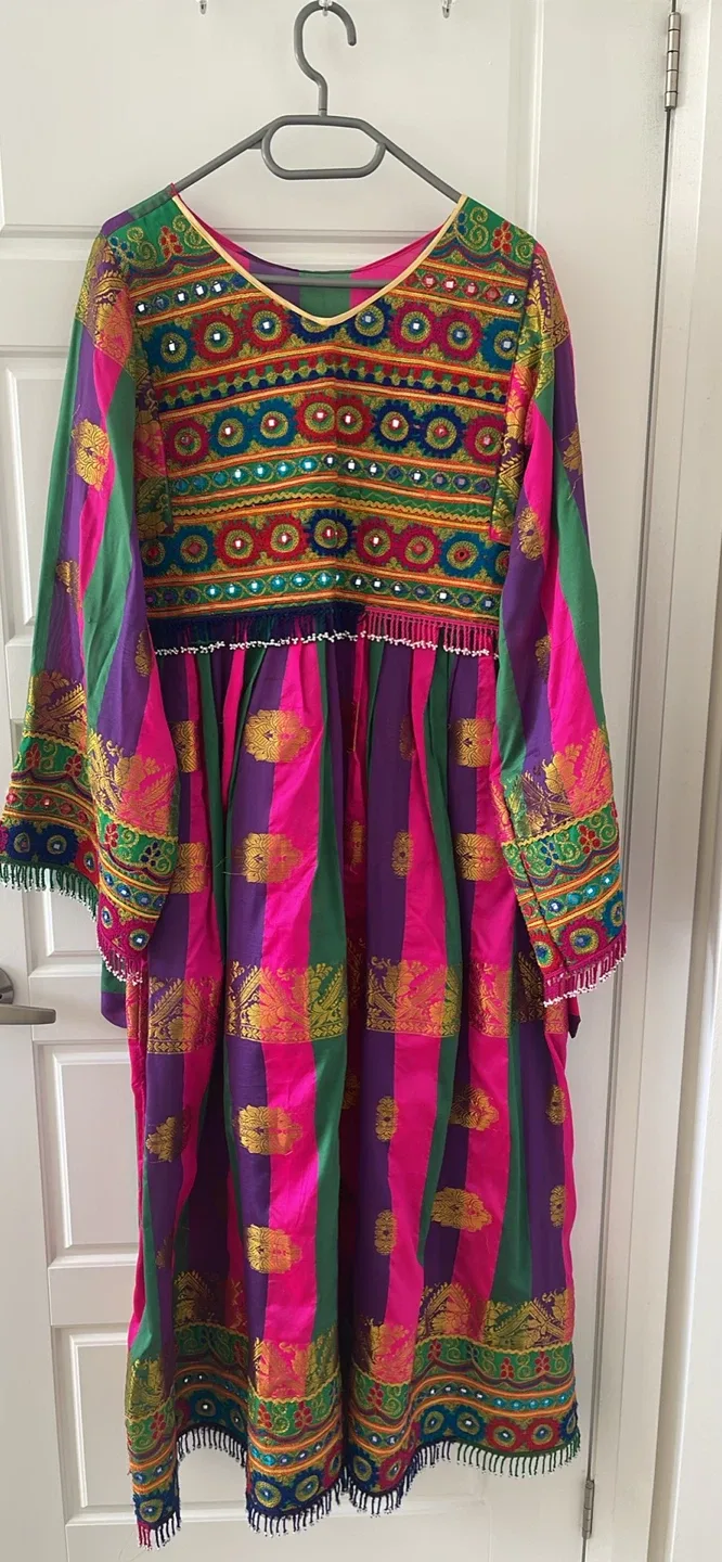 Colourful Afghan Dress thumbnail