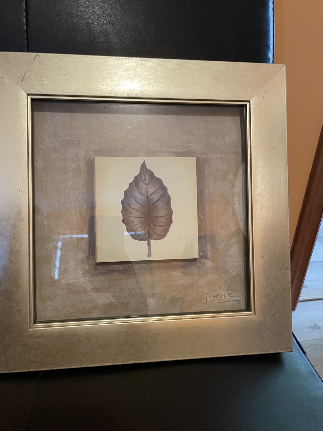 Set of 3 Framed Leaf Prints - photo 4