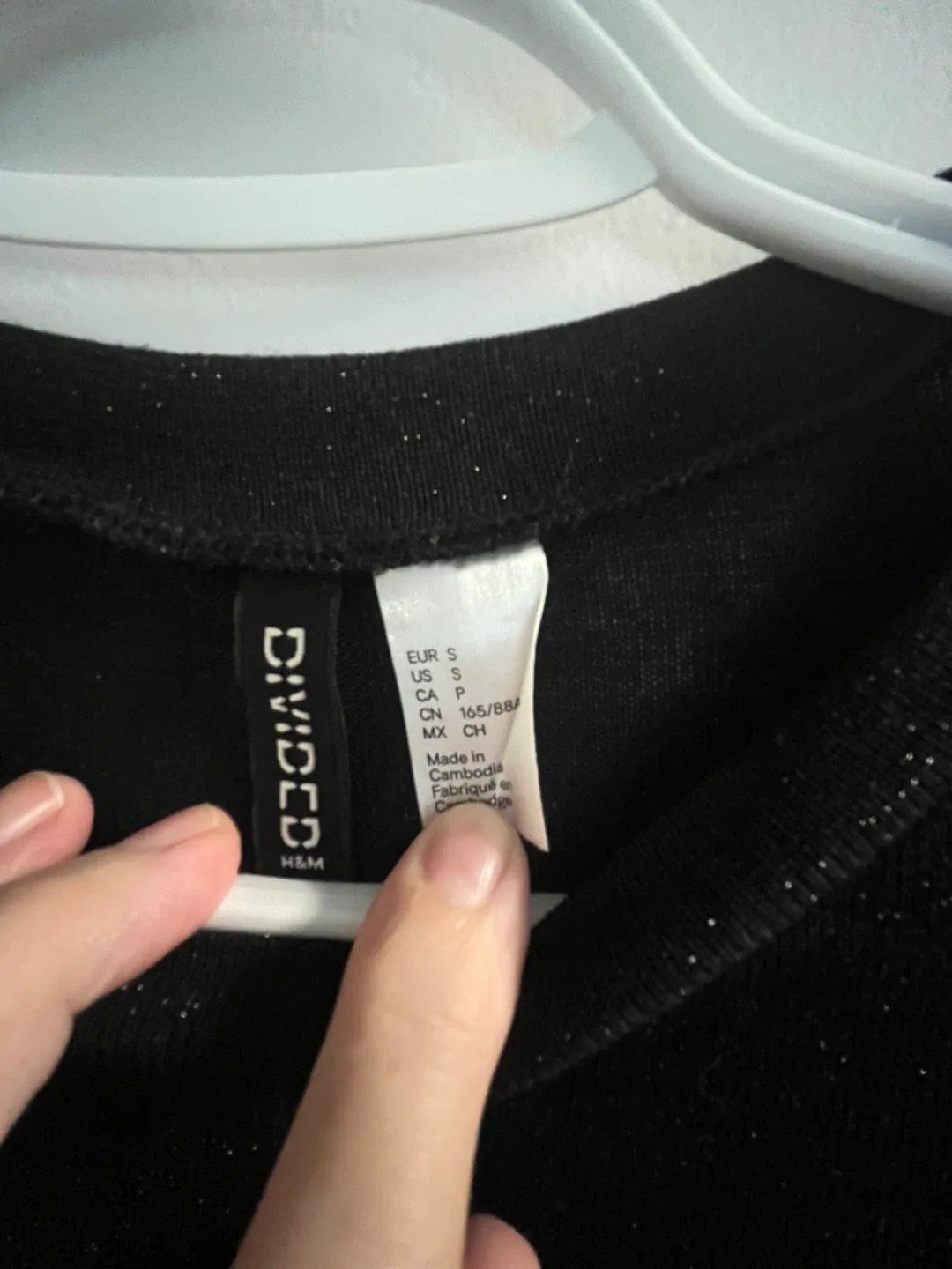 H&M Divided Black Peplum Top - Size S image indicator(2)