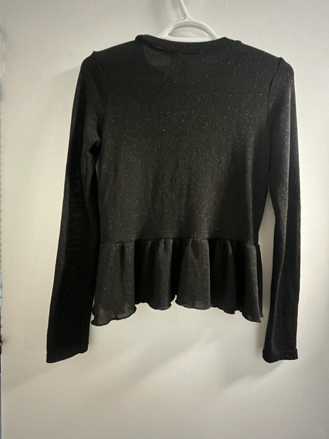 H&M Divided Black Peplum Top - Size S image indicator(3)