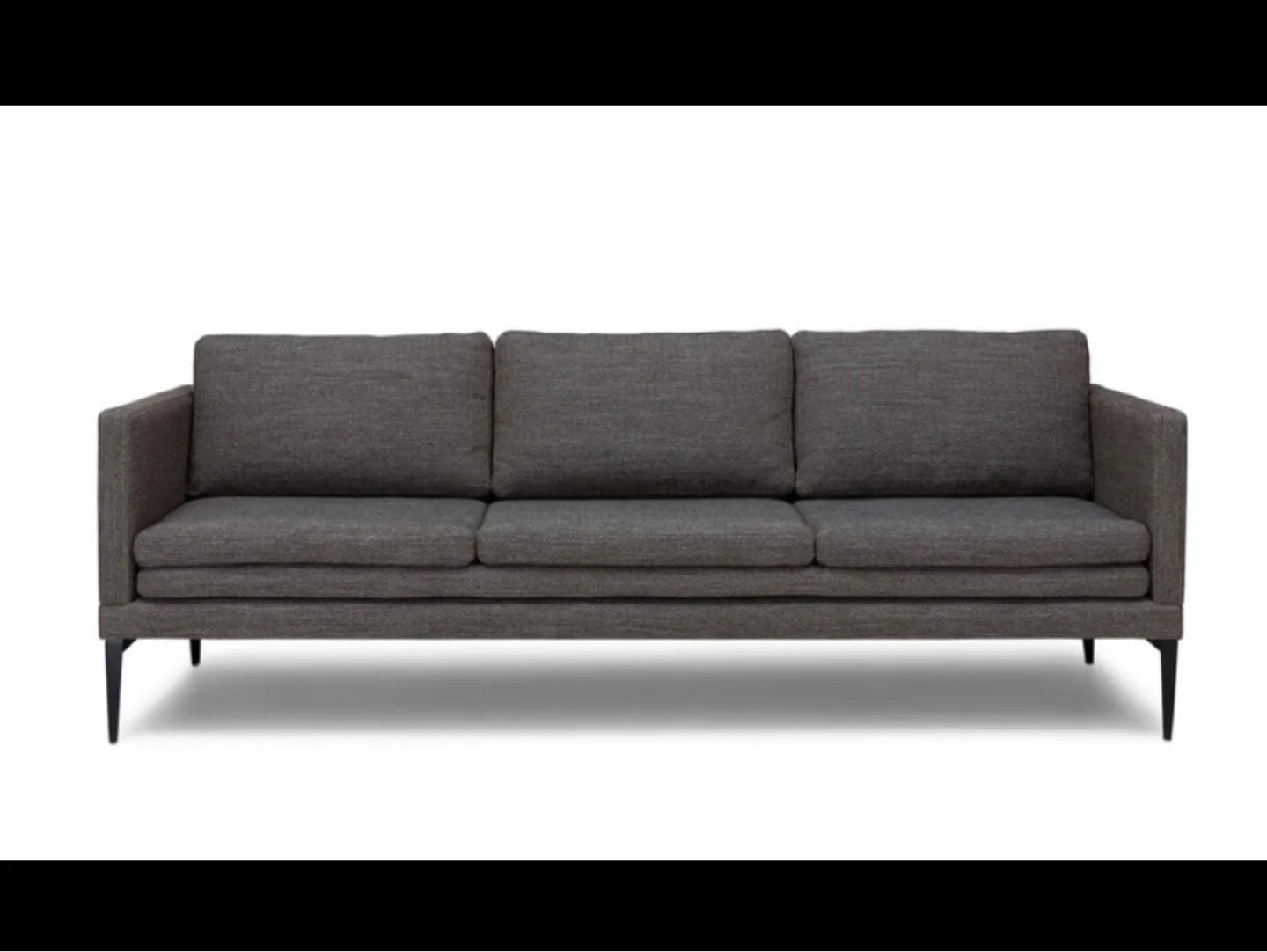 #freecycle Modern Grey Three-Seater Sofa Triplo by Article thumbnail