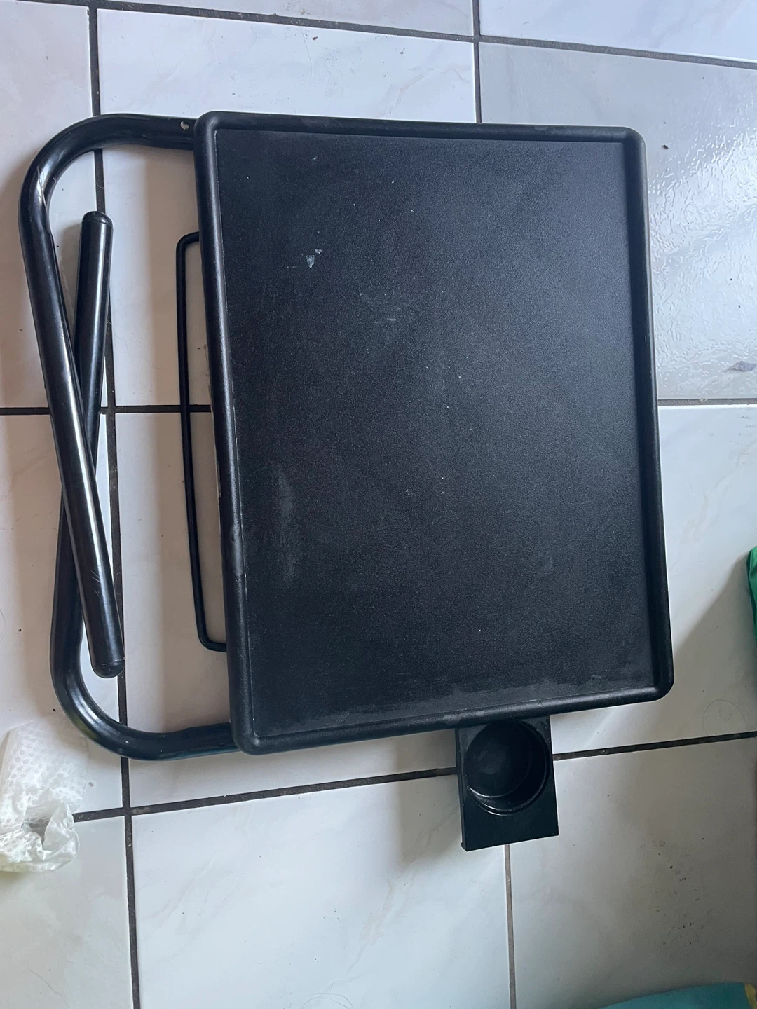Black Folding Bed Tray Table