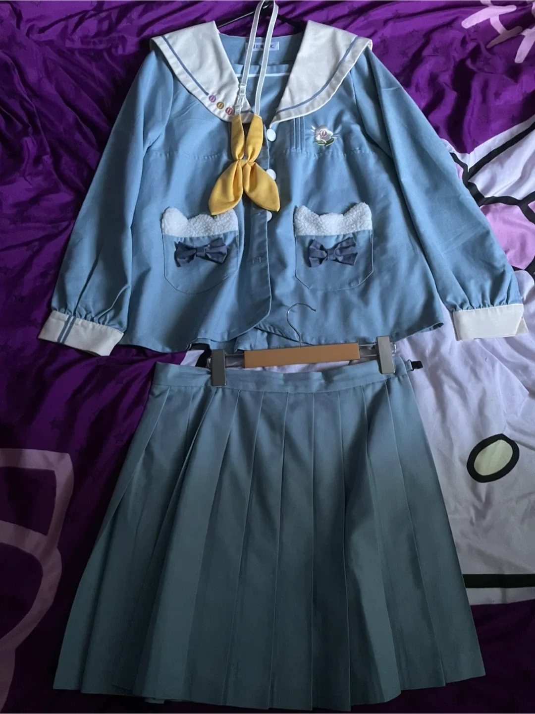 Sailor Style Skirt & Top Set image indicator(2)