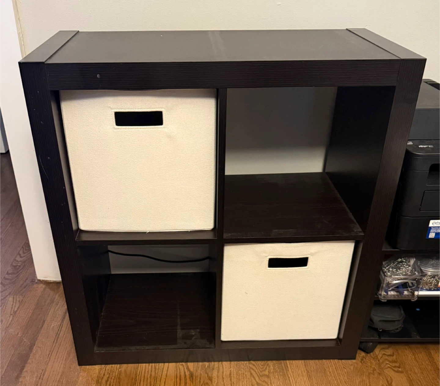4 Cube Shelf Unit - Dark Brown