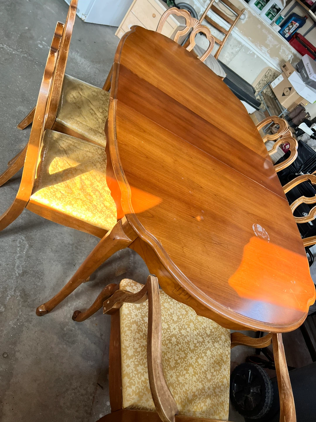 Wooden Dining Table with Chairs - photo 2