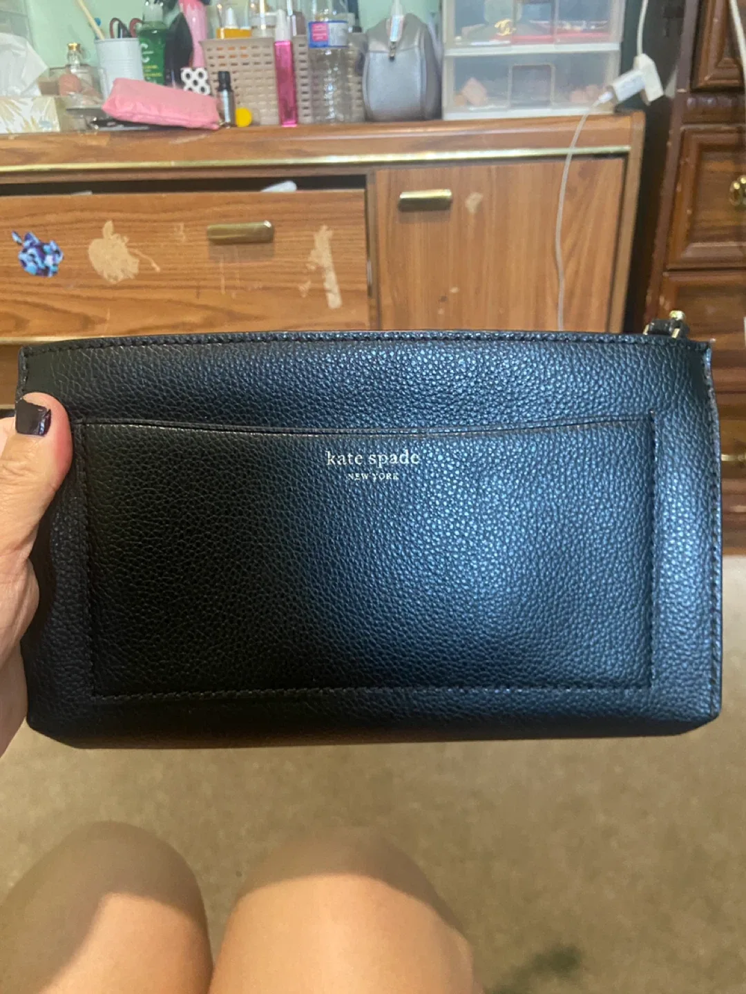 Kate Spade Black Leather Wallet thumbnail