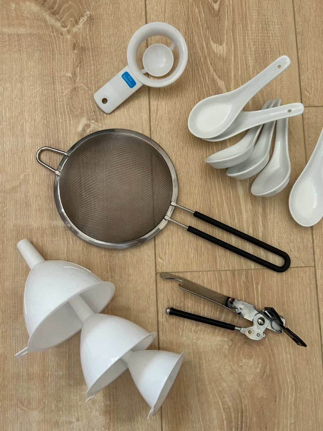 Kitchen Utensil Bundle - Egg Separator, Funnels, More! thumbnail