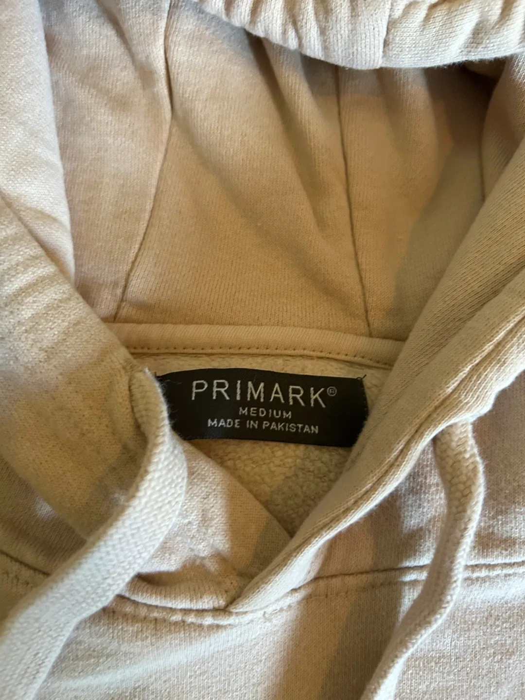 Primark Beige Hoodie - Size Medium image indicator(2)