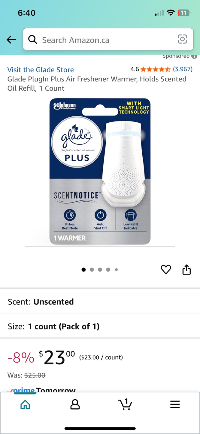 Glade Plugin Plus Air Freshener Warmer - photo 3